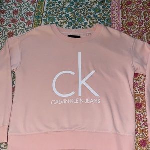 Original Calvin Klein baby pink crewneck!